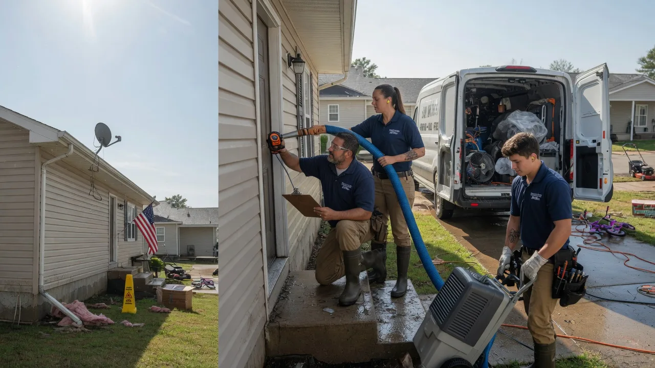 Ceiling Water Damage Restoration in Racine, OH near me